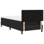 Estructura de Cama con Colchón Negro y Blanco Tela 90 x 200 cm | Foro24.es | Tu tienda online para hogar, jardín y más Foro24.es