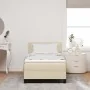 Marco de Cama con Colchón Beige Tela 90 x 200 cm Colchón de Cama de , Camas y somieres - Ref: Foro24-3342182, Precio: 290,80 ...
