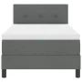 Marco de cama con colchón Gris claro Tela 100 x 200 cm by , Beds and slatted bases - Ref: Foro24-3342185, Price: 334,96 €, Di...