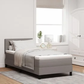 Estructura de Cama con Colchón Estructura gris