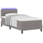 Estructura de Cama con Colchón Estructura gris claro con colchón blanco | Foro24.es | Tu tienda online para hogar, jardín y más Foro24.es