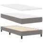 Estructura de Cama con Colchón Estructura gris claro con colchón blanco | Foro24.es | Tu tienda online para hogar, jardín y más Foro24.es