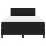 Estructura de Cama con Colchón Negro y Blanco Tela 120 x 200 cm von , Betten und Lattenroste - Ref: Foro24-3342200, Preis: 40...