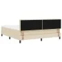 Cama Box Spring con Colchón & LED Crema 180x200 cm Tela | Foro24.es | Tu tienda online para hogar, jardín y más Foro24.es