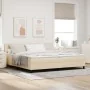 Estructura de Cama con Colchón Beige Tela 200 x 200 cm | Foro24.es | Tu tienda online para hogar, jardín y más Foro24.es
