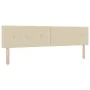 Estructura de Cama con Colchón Beige Tela 200 x 200 cm | Foro24.es | Tu tienda online para hogar, jardín y más Foro24.es