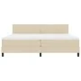 Estructura de Cama con Colchón Beige Tela 200 x 200 cm | Foro24.es | Tu tienda online para hogar, jardín y más Foro24.es