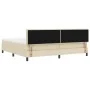 Estructura de Cama con Colchón Beige Tela 200 x 200 cm | Foro24.es | Tu tienda online para hogar, jardín y más Foro24.es