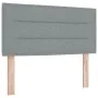 Cama con Base con Colchón y Luz LED Gris Claro 90x200 cm Tela | Foro24.es | Tu tienda online para hogar, jardín y más Foro24.es