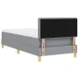 Cama con Base con Colchón y Luz LED Gris Claro 90x200 cm Tela | Foro24.es | Tu tienda online para hogar, jardín y más Foro24.es