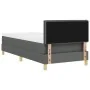 Cama con Box Spring con Colchón y Luz LED Gris Oscuro 90x200 cm Tela | Foro24.es | Tu tienda online para hogar, jardín y más Foro24.es