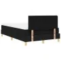 Cama con Base con Colchón y LED Negra 120x200 cm Tela | Foro24.es | Tu tienda online para hogar, jardín y más Foro24.es