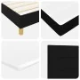 Cama con Base con Colchón y LED Negra 120x200 cm Tela | Foro24.es | Tu tienda online para hogar, jardín y más Foro24.es