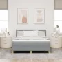 Cama con somier con colchón y LED Gris claro 140x190 cm Tela by , Beds and slatted bases - Ref: Foro24-3342359, Price: 471,11...