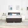 Cama Box Spring con Colchón y LED Marrón Oscuro 140x190 cm Tela | Foro24.es | Tu tienda online para hogar, jardín y más Foro24.es