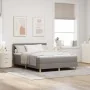 Cama Box Spring con Colchón y LED Taupe 140x190 cm Tela | Foro24.es | Tu tienda online para hogar, jardín y más Foro24.es