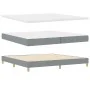 Cama con Base con Colchón y Luz LED Gris Claro 200x200 cm Tela | Foro24.es | Tu tienda online para hogar, jardín y más Foro24.es