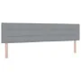 Cama con Base con Colchón y Luz LED Gris Claro 200x200 cm Tela | Foro24.es | Tu tienda online para hogar, jardín y más Foro24.es