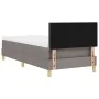 Cama Box Spring con Colchón y LED Taupe 100x200 cm Tela | Foro24.es | Tu tienda online para hogar, jardín y más Foro24.es
