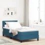 Cama Box Spring con colchón y LED Azul Oscuro 90x200 cm de terciopelo von , Betten und Lattenroste - Ref: Foro24-3342630, Pre...