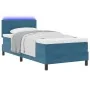 Cama Box Spring con colchón y LED Azul Oscuro 90x200 cm de terciopelo von , Betten und Lattenroste - Ref: Foro24-3342630, Pre...