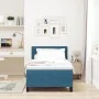 Cama Box Spring con colchón y LED Azul Oscuro 90x200 cm de terciopelo von , Betten und Lattenroste - Ref: Foro24-3342630, Pre...