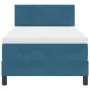 Cama Box Spring con colchón y LED Azul Oscuro 90x200 cm de terciopelo von , Betten und Lattenroste - Ref: Foro24-3342630, Pre...