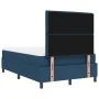 Cama con somier y colchón LED azul 120x200 cm de tela by , Beds and slatted bases - Ref: Foro24-3342787, Price: 457,53 €, Dis...