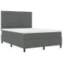 Cama con Bóveda con Colchón & LED Gris Oscuro 140x200 cm Tela | Foro24.es | Tu tienda online para hogar, jardín y más Foro24.es
