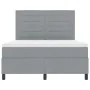 Cama con Somier y Colchón & LED Gris Claro 140x200 cm Tela | Foro24.es | Tu tienda online para hogar, jardín y más Foro24.es