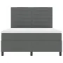 Cama con Bóveda con Colchón & LED Gris Oscuro 140x200 cm Tela | Foro24.es | Tu tienda online para hogar, jardín y más Foro24.es