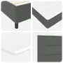 Cama con Bóveda con Colchón & LED Gris Oscuro 140x200 cm Tela | Foro24.es | Tu tienda online para hogar, jardín y más Foro24.es