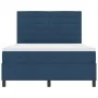 Cama tipo box spring con colchón y LED azul 160x200 cm tela | Foro24.es | Tu tienda online para hogar, jardín y más Foro24.es