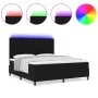 Somier con Colchón y LED Negro 180x200 cm Tela by , Beds and slatted bases - Ref: Foro24-3342811, Price: 652,13 €, Discount: %