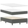 Cama con Box Spring con colchón y luz LED Gris oscuro 120x200 cm Tela | Foro24.es | Tu tienda online para hogar, jardín y más Foro24.es