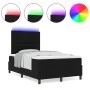 Cama con base y colchón y luz LED negra 120x200 cm tela | Foro24.es | Tu tienda online para hogar, jardín y más Foro24.es