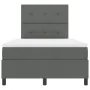 Cama con Box Spring con colchón y luz LED Gris oscuro 120x200 cm Tela | Foro24.es | Tu tienda online para hogar, jardín y más Foro24.es