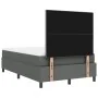 Cama con Box Spring con colchón y luz LED Gris oscuro 120x200 cm Tela | Foro24.es | Tu tienda online para hogar, jardín y más Foro24.es