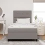Cama con canapé con colchón y LED Taupe 120x200 cm Tela | Foro24.es | Tu tienda online para hogar, jardín y más Foro24.es