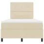 Cama con base y colchón LED crema 120x200 cm tela | Foro24.es | Tu tienda online para hogar, jardín y más Foro24.es