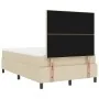 Cama con base y colchón LED crema 120x200 cm tela | Foro24.es | Tu tienda online para hogar, jardín y más Foro24.es