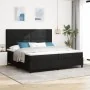 Cama con base de muelles con colchón y LED Negro 200x200 cm Tela | Foro24.es | Tu tienda online para hogar, jardín y más Foro24.es