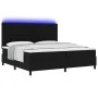 Cama con base de muelles con colchón y LED Negro 200x200 cm Tela | Foro24.es | Tu tienda online para hogar, jardín y más Foro24.es
