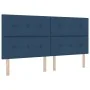 Cama con sommier con colchón y LED azul 200x200 cm de tela | Foro24.es | Tu tienda online para hogar, jardín y más Foro24.es