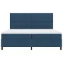 Cama con sommier con colchón y LED azul 200x200 cm de tela | Foro24.es | Tu tienda online para hogar, jardín y más Foro24.es