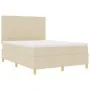 Colchón box spring Crema Tela 140 x 190 cm Colchón Rectangular | Foro24.es | Tu tienda online para hogar, jardín y más Foro24.es