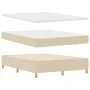 Colchón box spring Crema Tela 140 x 190 cm Colchón Rectangular | Foro24.es | Tu tienda online para hogar, jardín y más Foro24.es