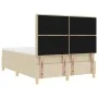 Colchón box spring Crema Tela 140 x 190 cm Colchón Rectangular | Foro24.es | Tu tienda online para hogar, jardín y más Foro24.es
