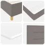 Estructura de Cama con Colchón Taupe Tela 160 x 200 cm | Foro24.es | Tu tienda online para hogar, jardín y más Foro24.es