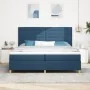 Cama con Somier y Colchón & LED Azul 200x200 cm Tela | Foro24.es | Tu tienda online para hogar, jardín y más Foro24.es